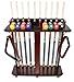Cue Rack Only - 10 Pool - Billiard Stick & Ball Set Floor - Stand Choose Mahogany, Black Or Oak Finish