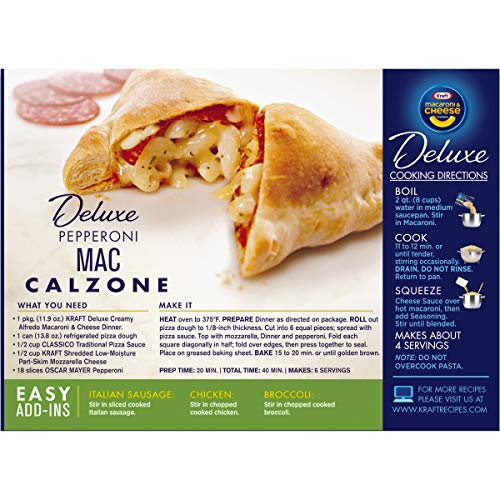 Kraft Deluxe Creamy Alfredo Macaroni & Cheese Dinner (11.9 oz Box