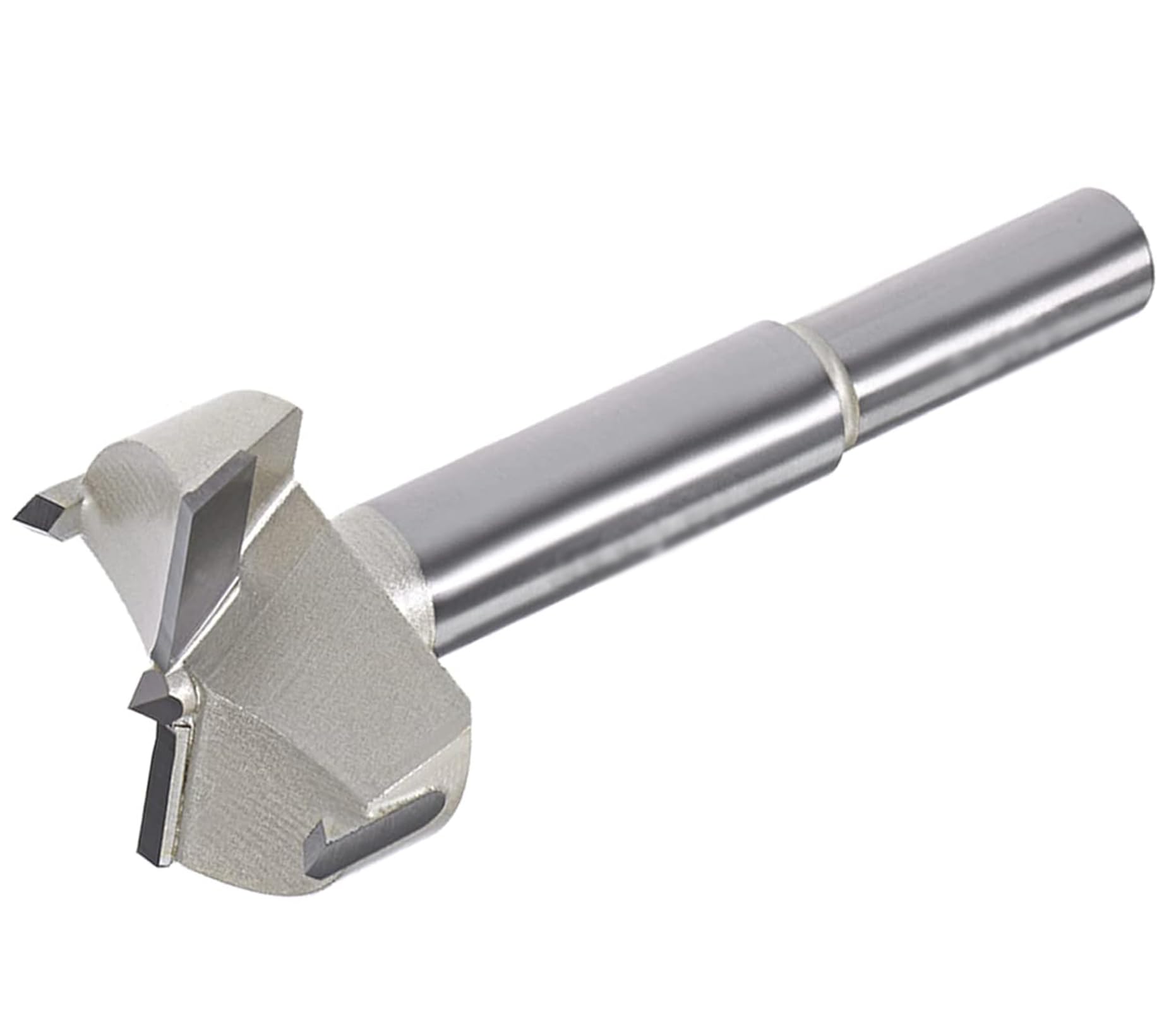 Meichoon Forstner Auger Drill Bit 80mm Woodworking Boring Hole Saw Punching Bit Wood Slabs Flat Wing Drilling Carbide Tip Round Shank Cutting for Hinge Plywood CNC Tool