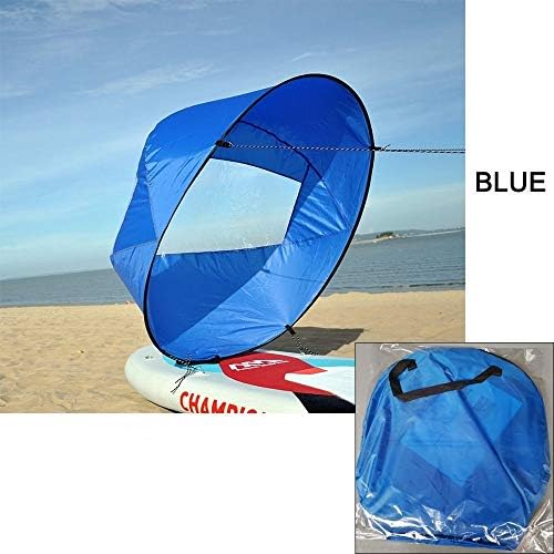UPSTONE 42" Downwind Wind Paddle Popup Board Kayak Sail Kit Kayak Wind Sail Kayak Accessories, Easy Setup & Deploys Quickly, Compact & Portable (Blue)