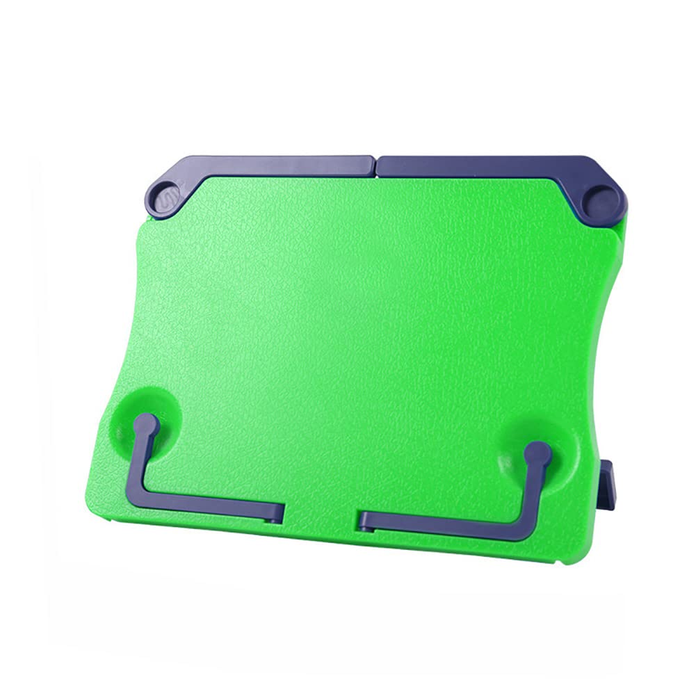 Alnicov Sheet Music Stand,Foldable and Adjustable Book Holder,for Music Score Tablature Cookbook Reading(Green)