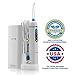 Rechargeable Electric Water Flosser and Toothbrush with Patented Flossing Technology, Tongue Cleaner, and Extra Water Floss Tip -JP210 Solo- Jetpik
