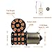 BlyilyB 12V-24V 1156 BA15S 1141 1073 7506 1003 Car Turn Signal Tail Blinker LED Bulbs Extremely Bright Amber/Yellow