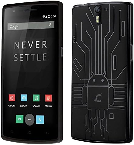 Cruzerlite Bugdroid Circuit TPU Case for the One Plus One - Retail Packaging -