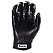 Franklin Sports MLB Powerstrap Batting Gloves, Black/Black - Adult Large