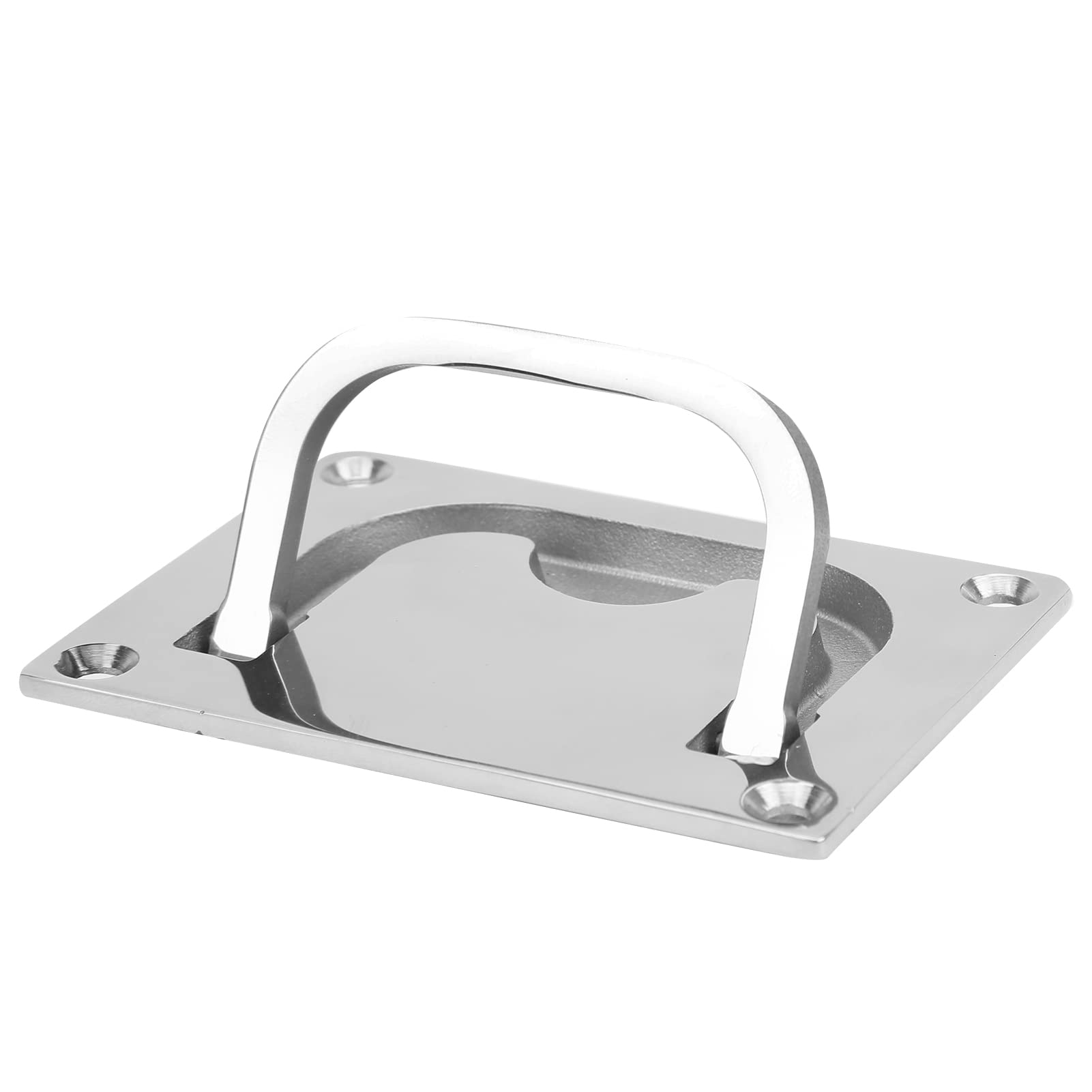 VOBOR Boat Deck Hatch Flush Handle 316 Stainless Steel Square Deck Flush Handle