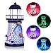 YESURPRISE Anchor Lighthouse Night Light Lamp Home Décor Color Changing LED Lantern Openwork Nautical Gifts for Kids Living Room Kitchen Desk Table Mediterranean Style Ocean Sea Beach Decoration