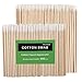 PRESKBOO 400 Count Microblading Cotton Swab, Cotton Swabs Pointed Tip, Cotton Swabs Wood Sticks, Cotton Tipped Applicator, Tattoo Permanent Supplies, Makeup Cosmetic Applicator Sticks,2 SIZE