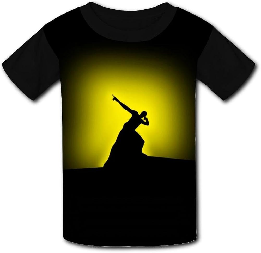 Robadyme T-Shirt Short Sleeve Kids Tee Shirt Black Legend Walk Cute 2018 for Girls Boys