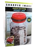 The Sharper Image Electronic Digital Coin Counting Money Jar - Piggy Savings Bank
