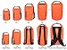 MARCHWAY Floating Waterproof Dry Bag Backpack 5L/10L/20L/30L/40L, Roll Top Sack Keeps Gear Dry for Kayaking, Rafting, Boating, Swimming, Camping, Hiking, Beach, Fishing (Orange, 10L)