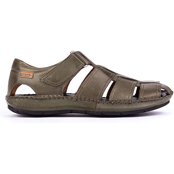 NEW PIKOLINOS men\'s marbella flat sandals in brandy Men main image 3