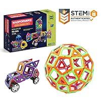 Magformers Challenger Set (112-pieces) Deluxe Magnetic    Building      Blocks, Educational  Magnetic    Tiles Kit , Magnetic    Construction  shapes STEM Toy Set - 63077