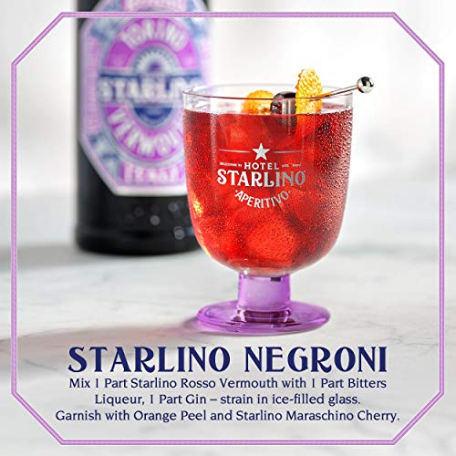 Starlino Rosso Vermouth 17% Vol Alkohol – italienischer roter Wermut, Sweet Vermouth mit Vanillenote gereift in Amerikanischen Bourbon Fässern, Roter Vermouth (1 x 0,75l Flasche) – Bild 8