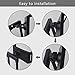 DS Lazy Cell Phone Neck Holder Unique Bracket iPhone/Tablet/Pad/Kindle Stand DIY Free with Multiply Function Support - Black