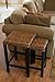 BIRDROCK Home Seagrass Nesting Accent Tables - Hand Woven Seagrass - Fully Assembled