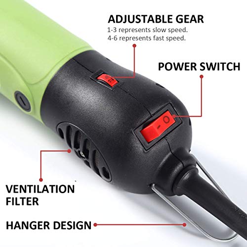 Sheep Shears Electric Clippers for Goats, Alpacas, Llamas, Thick Coat and Heavy Duty Animals, Farm Livestock Pet Supplies for Hair Fur Grooming, 380W