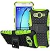 Galaxy On5 Case, OEAGO Samsung Galaxy On5 Case [Shockproof] [Impact Protection] Tough Rugged Dual Layer Protective Case with Kickstand for Samsung Galaxy On5 - Green
