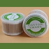 Valleycomfy Wooden Stick Cotton Swabs/Qtips(500CTx2) - Double Tipped With Finest Quality Cotton Heads- Multipurpose, Safe, Highly Absorbent & Hygienic