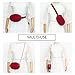 Herald Fashion Elegant Quilted Leather Fanny Pack Classy Wasit Bag with Two Belts