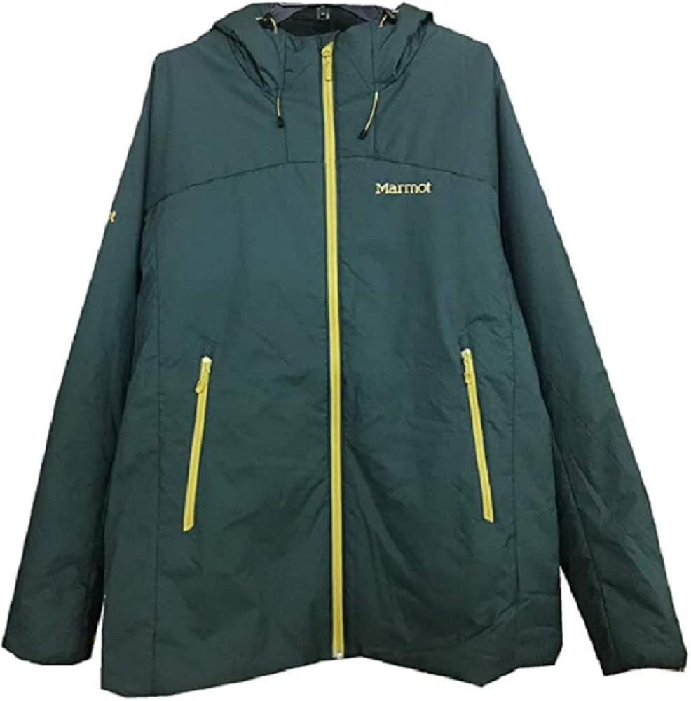 MARMOT Men's Attached Hood Athletic Fit Parkside Jacket, Size M at Amazon Men’s Clothing store