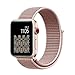 amBand for Apple Watch Sport Loop Band 38mm, Lightweight Breathable Nylon Replacement Band for Apple Watch Series 1, Series 2, Series 3, Sport, Edition-Rose Pink