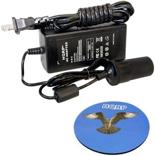 HQRP AC Adapter 110V to 12V 5Amp Converter for BERKLEY CLASSICS Deluxe Serrated ELECTRIC 12 VOLT FILLET KNIFE #BC8EFK-12V / #BCDEFK-DELX / #BCDEFK plus HQRP Coaster
