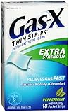 Gas-X Ex Strips Pepprmnt Size 18ct Gas-X Extra Strength Peppermint Antigas (Pack of 2)