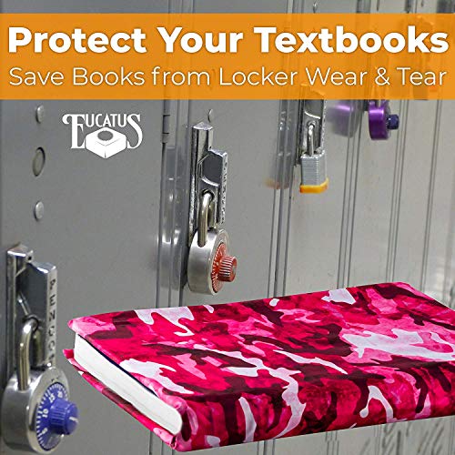 image for Eucatus Stretchable Book Cover Design Packs. Fits Most Hardcover Textb