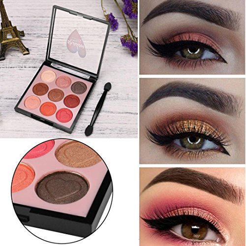 Beauty Glazed Eyeshadow Palette Ultra Pigmented Mineral Pressed Glitter Make Up Eye Shadow Powder Flash Make Up Kit (Multicolor A) - Thumbnail 4