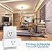 Smart Plug ESICOO - Plug A Certified Compatible with Alexa, Echo & Google Home & WiFi 2.4G - Only Cloud Intelligence App (4-Pack)