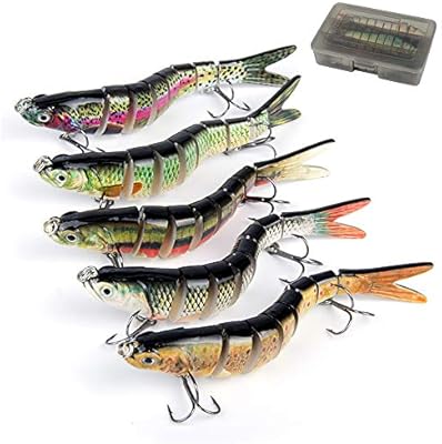 multi jointed fishing lures