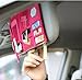 Multi-functional Auto Car Clip Sunvisor Car Storage Bag Pink primary