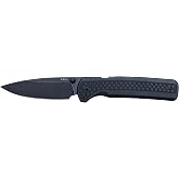 Cold Steel FM-1 Blackout Folding Knife | S35VN Drop Point Blade, Atlas Lock, Titanium Handle, EDC, Tactical &amp; Outdoor Use