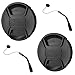 GAOAG 2 Pack 82mm Center Pinch Lens Cap for Nikon Canon Sony DSLR Compatible with Canon EF 16-35mm f2.8L III USM/EF 24-70mm f2.8L II USM,Nikon Nikkor Z 24-70mm f2.8 S Lenses with 82mm Filter Thread