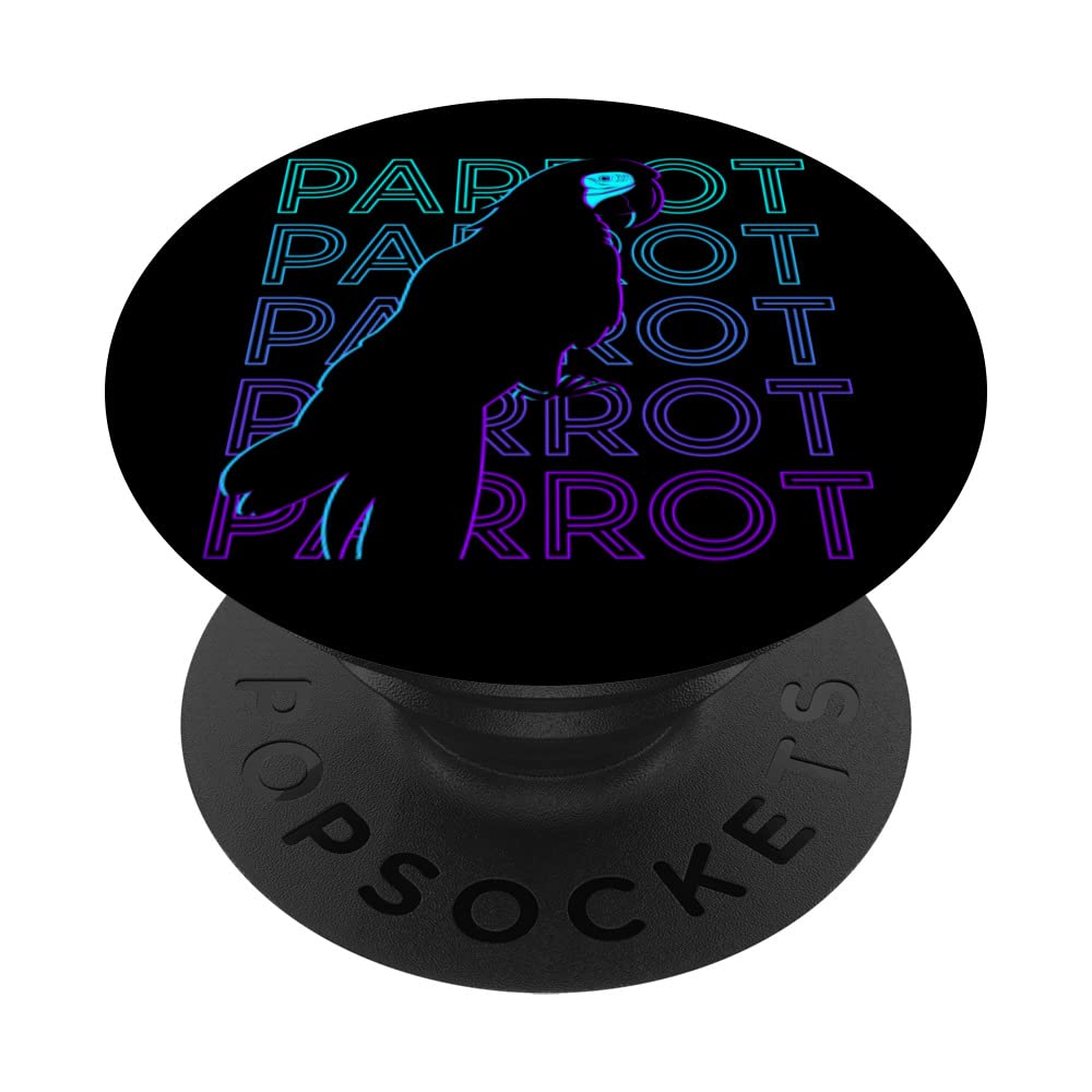 Parrot Retro PopSockets Swappable PopGrip