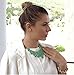 Jane Stone Fashion Statement Collar Necklace Vintage Openwork Bib Costume Jewelry (mint)