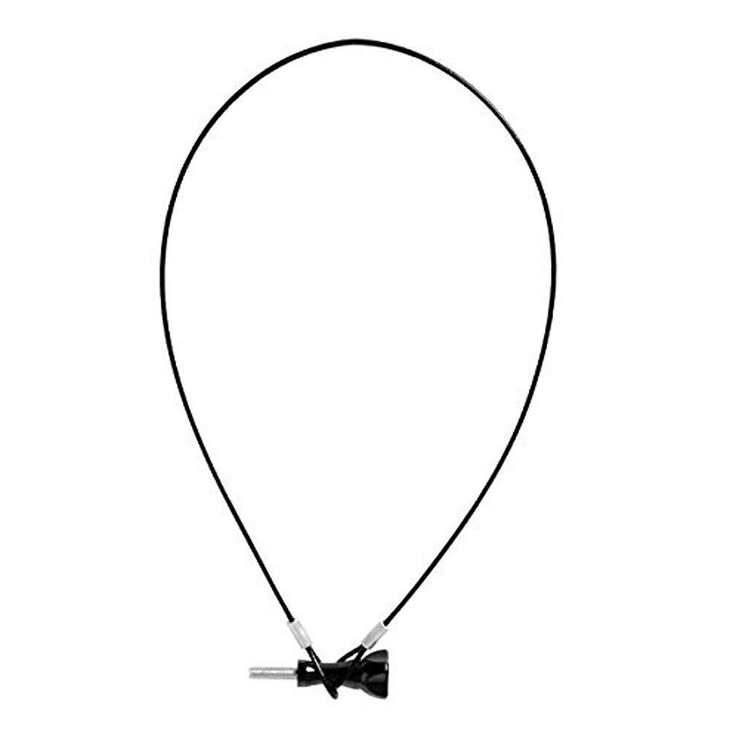 SOLDOUT™ 30cm/12 Inches Stainless Steel Safety Tether Lanyard Strap With Screw Compatible With Action Cameras