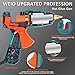 Hot Glue Gun, WEIO Full Size (Not Mini) 60/100W Dual Power Hot Melt Glue Heavy Duty High Temp Melt Glue Gun Kit with 15 Pcs Premium Glue Sticks for Arts, Craft Projects &Sealing Finger Cap