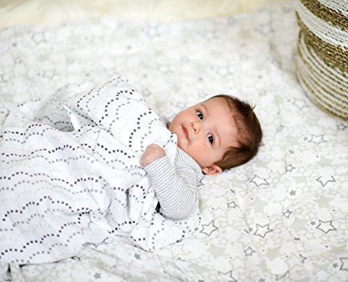 SwaddleDesigns Baby Cellular Blanket - 47x47 Inch Premium Cotton, Pastel Yellow