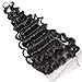 12inch Brazilian Deep Wave 4x4 Lace Closure Free Part Brazilian Virgin Remy Human Hair 100% Unprocessed Natural Color Soft Silky Hair Products for Black Color Soft Silky Hair Products for Black Women