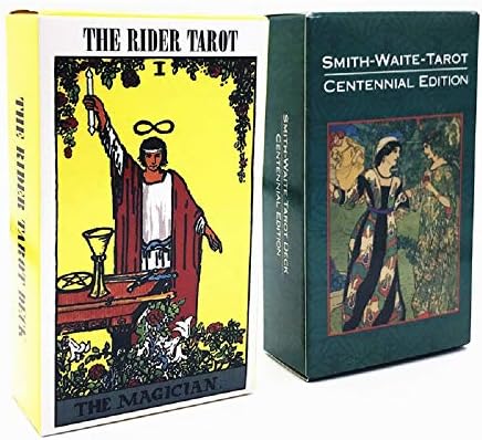 OKAYLAND Radiant Rider Wait Tarot Cards Smith Tarot Deck Board Game Card Games (Smithstar (Green Box))