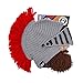 Beard Head Barbarian Knight - Original Handmade Knit Helmet and Removable Beard