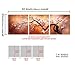 VASTING ART 5-Panel 100% Hand-Painted Oil Paintings Landscape Human Body Couple Love Trees Couple Modern Abstract Artwork Stretched Wood Framed Ready Hang Home Decoration Wall Decor Living Bedroom Red