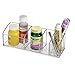 InterDesign Med Vanity Divided, Medication and Bathroom Accessory, 9-inch, Short Organizer