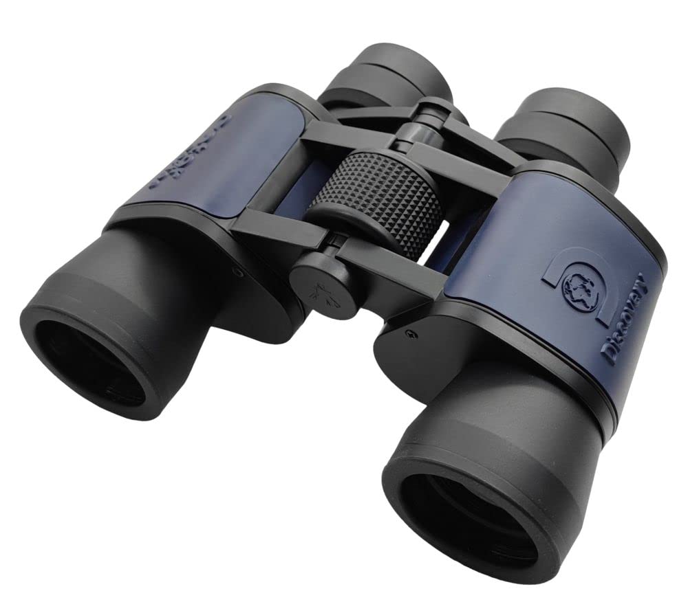 Discovery Gator 8x40 Water-Resistant Wide Angle Binoculars with Strap and Case for Bird and Animal Watching, Camping, Fishing and Hunting