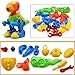 SUPRBIRD Take Apart Toys, Dinosaur Toys (70 Pieces), Construction Engineering STEM Learning Toy Building Construction Play Set, Best Toy Gift for Kids (Set of 2) (Colorful)