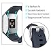 Fitbit Ionic Bands, KingAcc Soft Accessory Replacement Band for Fitbit Ionic, With Metal Buckle Fitness Wristband Strap Women Men Large Small