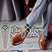 Men Formal Dress Socks Plus Size Colorful Stripe Combed Cotton Trouser Mid Calf Crew Business Socks 10-Pack