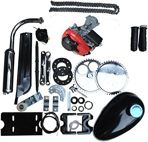 New 4-Stroke 49CC Gas Petrol DIY Motorized Bicycle Bike Engine Motor Kit Scooter